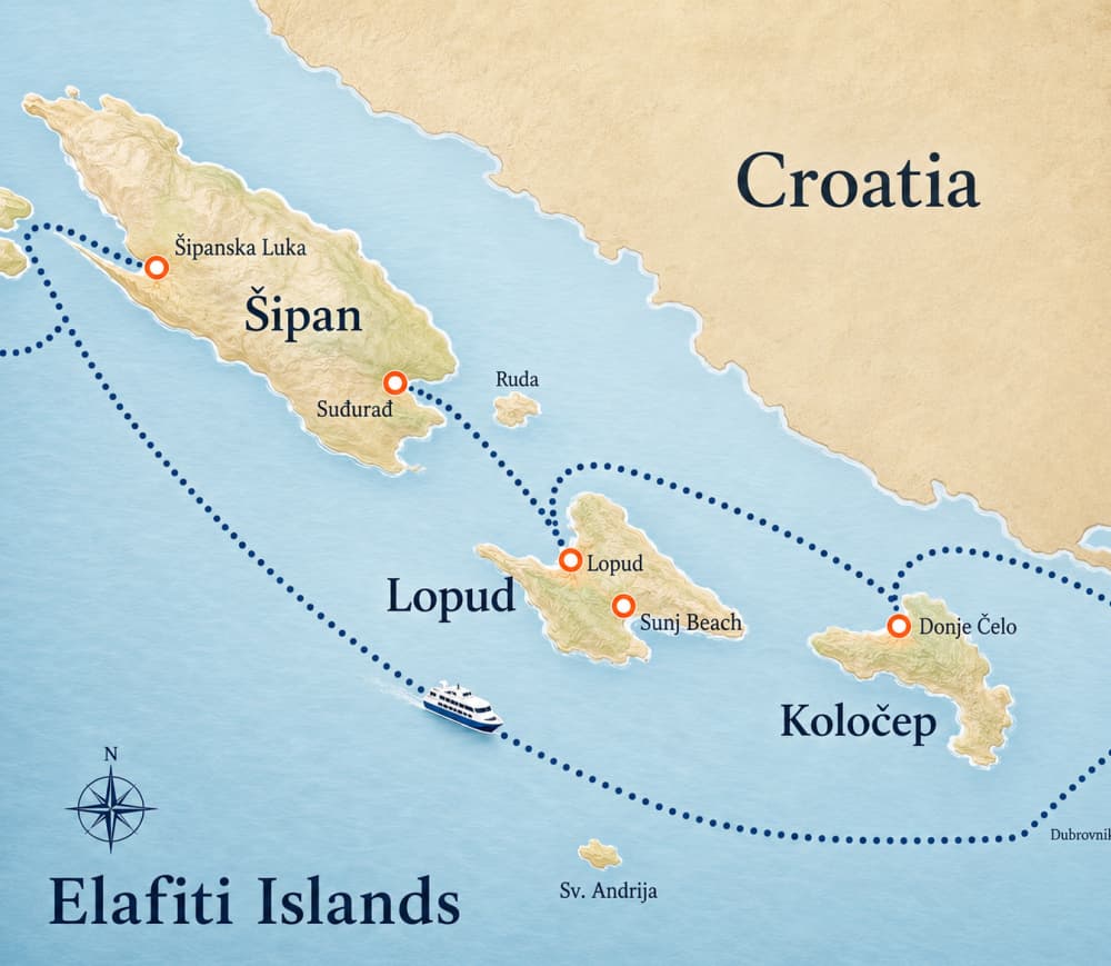 Excursion d'une journée en bateau à Dubrovnik 4