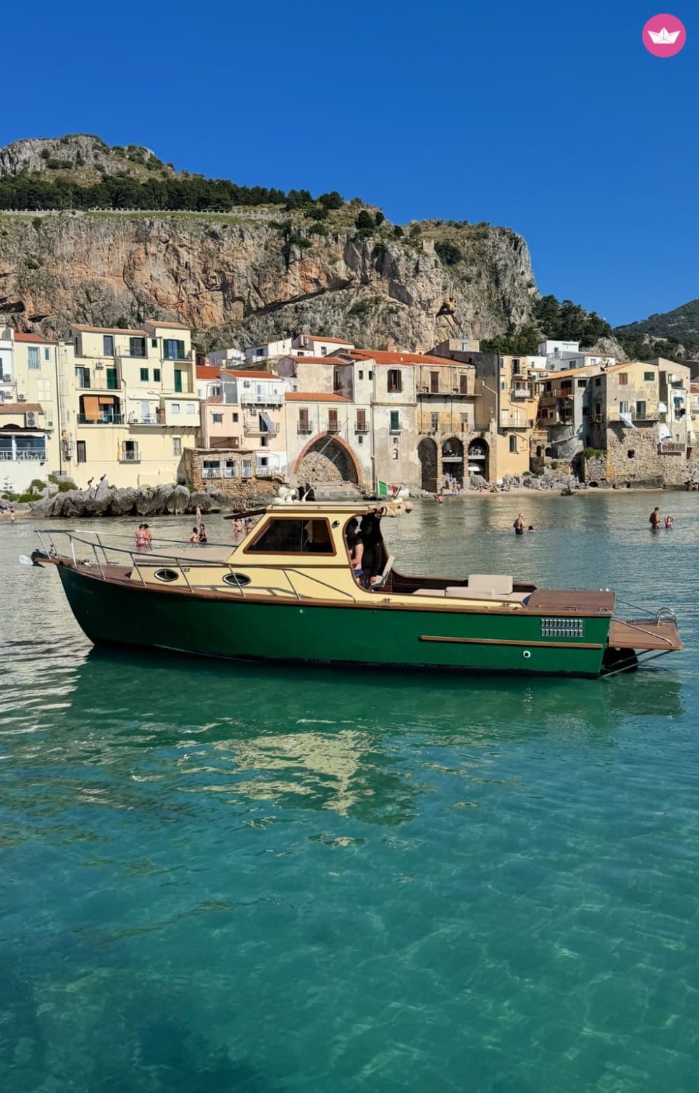 Excursion en bateau à Cefalù : mer cristalline, détente et saveurs siciliennes 3