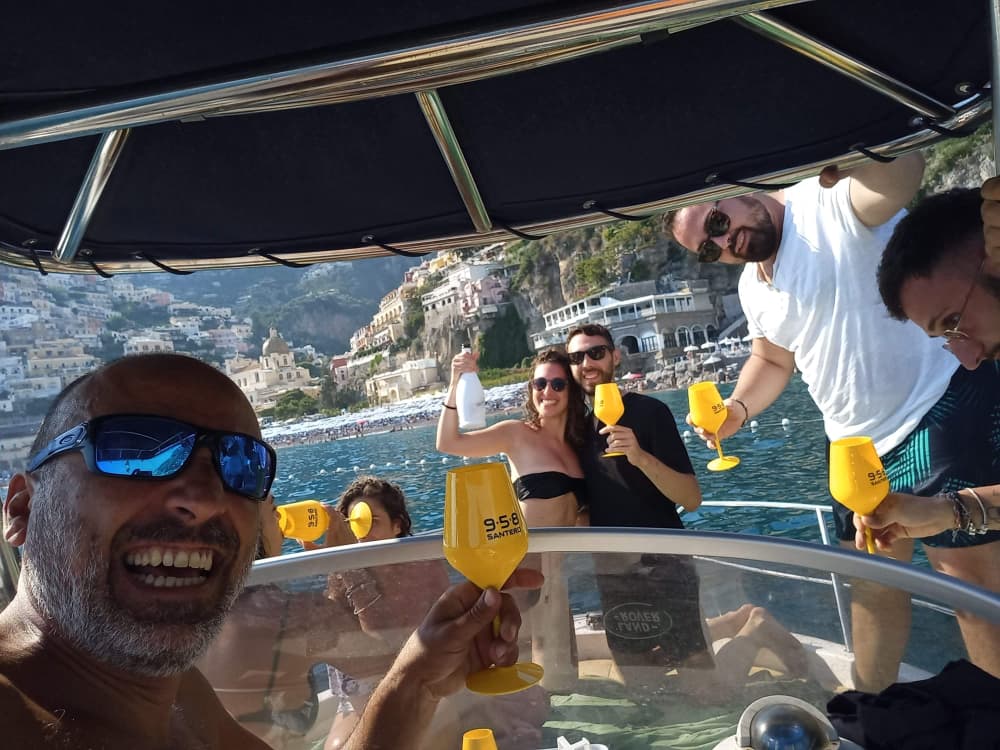 Côte amalfitaine et Positano - Excursion privée au départ de Salerne - Tout compris (skipper + carburant) 600 € la journée
