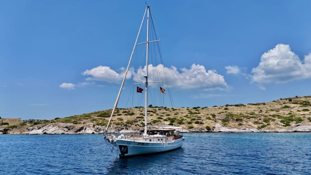 Excursion d'une journée en goélette privée de luxe à la découverte des baies turquoise de Bodrum 2