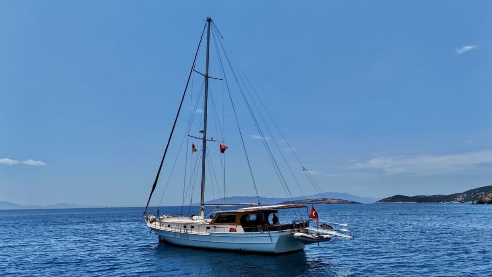 Excursion d'une journée en goélette privée de luxe à la découverte des baies turquoise de Bodrum 3