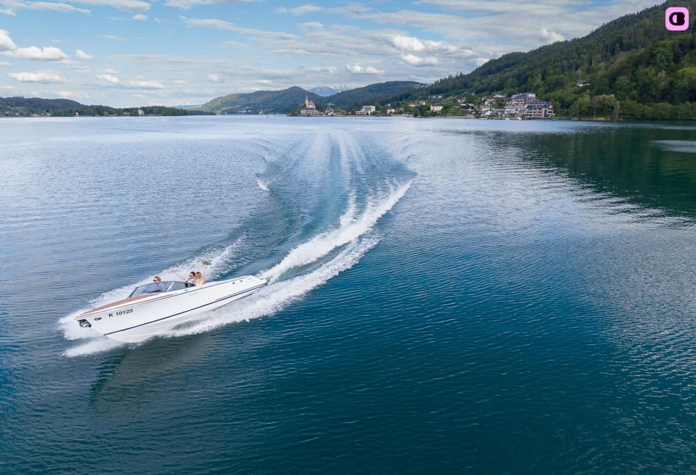 Bateau à moteur · Excursion de découverte de trois heures sur le lac Wörthersee 2