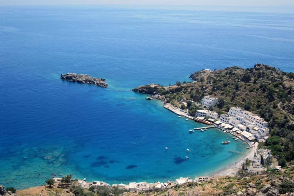 Excursion au sud-ouest de la Crète (Balos-Elafonisi-Loutro) avec le yacht Babyface Croisière de 8 à 9 heures au départ de La Canée