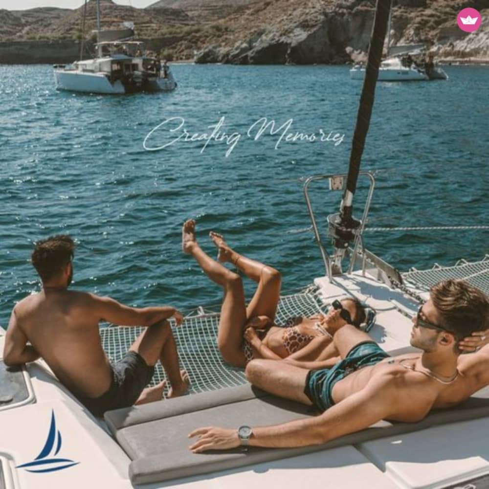 Half Day Santorini Luxury Cruise — Hidden Bays, Hot Springs & Sunset