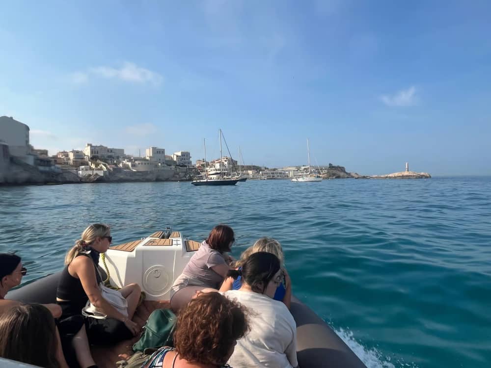 Balade en bateau Marseille aux calanques du frioul. 3