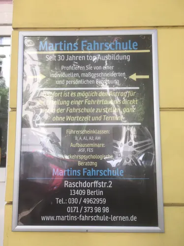 Martins Fahrschule in Wilhelmsruh