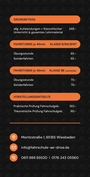 Fahrschule AE-Drive in Wehen