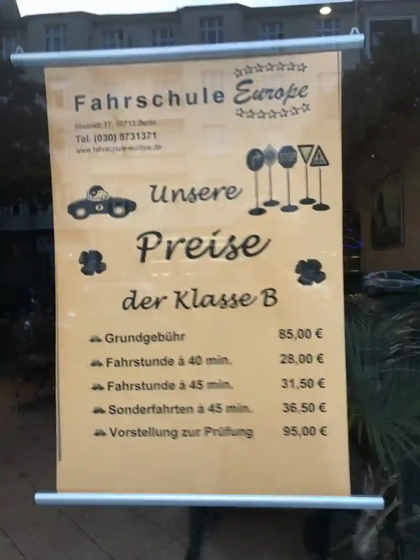 School Fahrschule Europe Blissestr Wilmersdorf 3