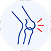 Knee pain icon