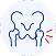 Hip replacement icon