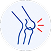 Knee pain icon