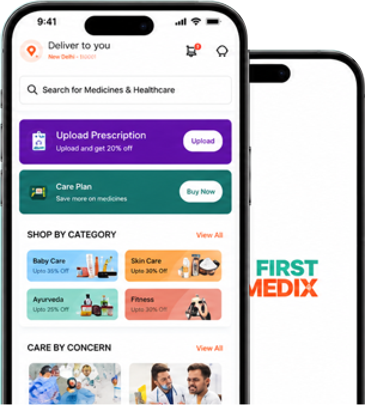 Firstmedix App Mockup
