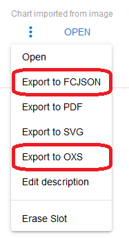 Selecting a valid export option in FlossCross will download a schematic file