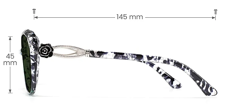 Kelley green tortoise   Plastic  Sunglasses, size view