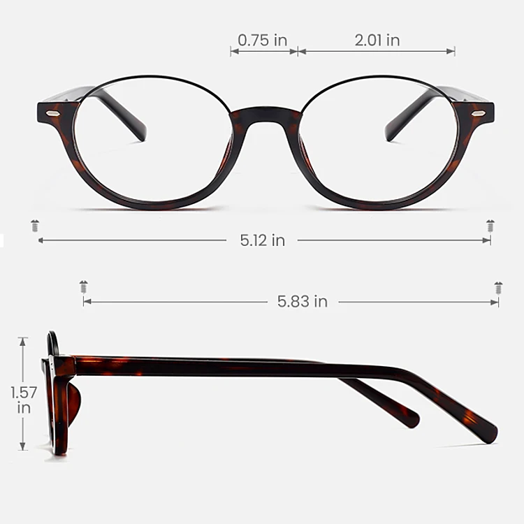 Vespera warm tortoise   Plastic  Eyeglasses, size view