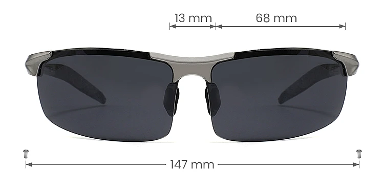 Gerald gun   Metal  Sunglasses, size view