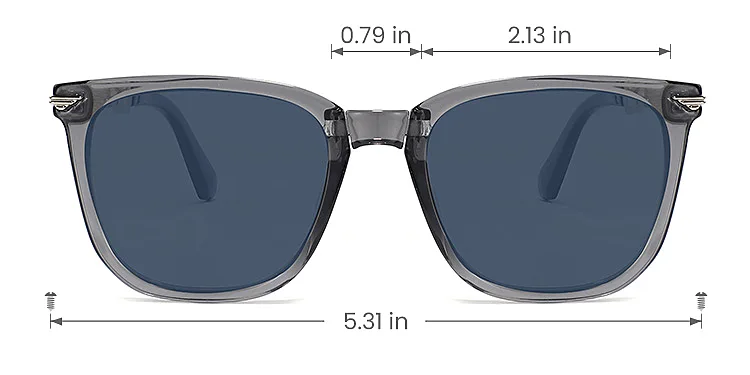 Lexie grey   Plastic  Sunglasses, size view