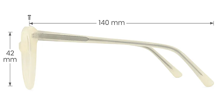 Setlla gold   Acetate  Eyeglasses, size view