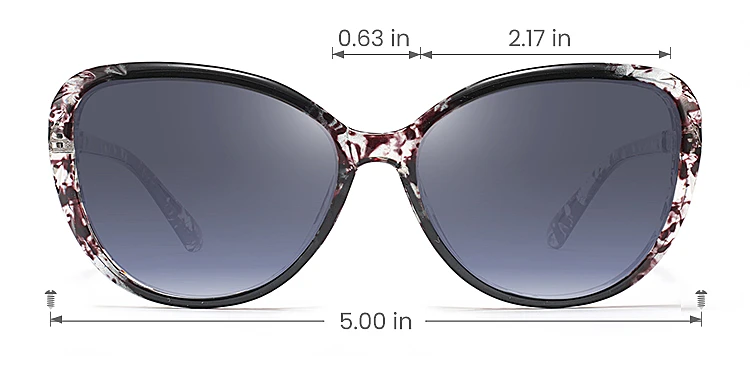 Kelley brown tortoise   Plastic  Sunglasses, size view