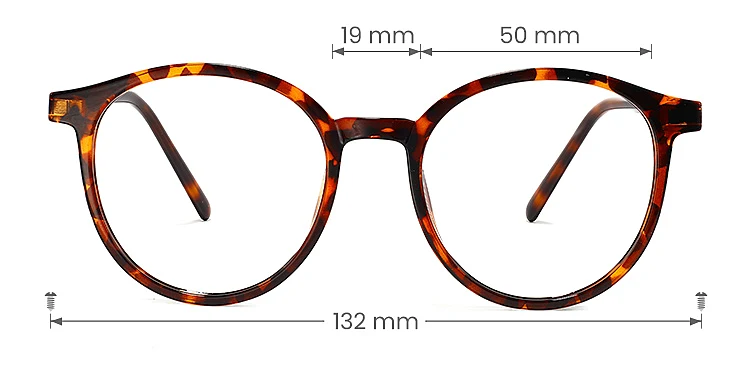 Axiom warm tortoise   Plastic  Eyeglasses, size view
