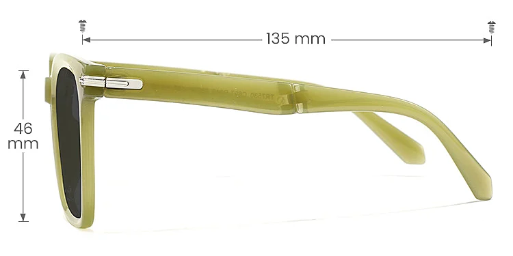 Joya seaweed   Plastic  Sunglasses, size view