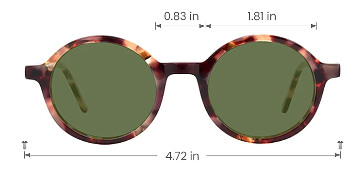 Agatha brown   Acetate  Sunglasses, size view