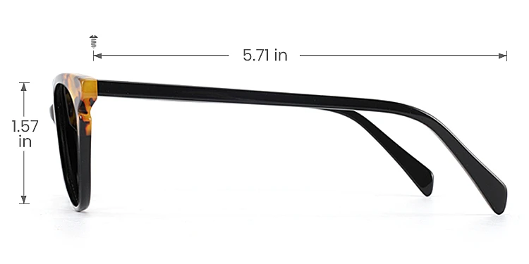 Pennie black   Acetate  Sunglasses, size view