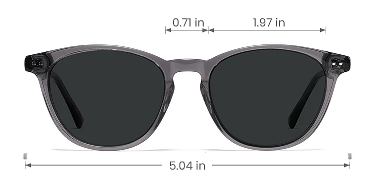 Selena grey   Plastic  Sunglasses, size view