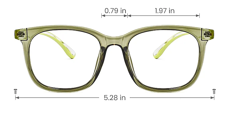 Maleah seaweed   Plastic  Eyeglasses, size view