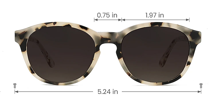 Eva petal tortoise   Acetate  Sunglasses, size view