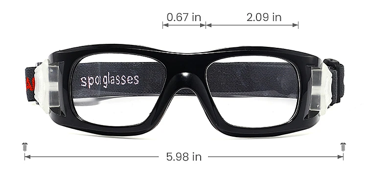 Andy black red   Plastic  Eyeglasses, size view