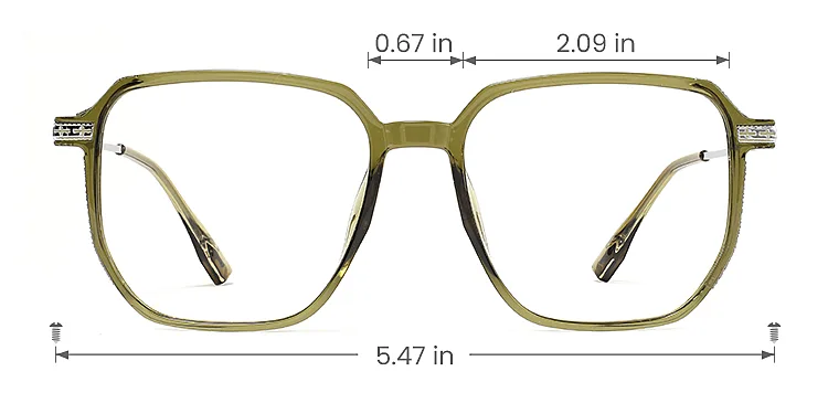 Romola seaweed   Plastic  Eyeglasses, size view