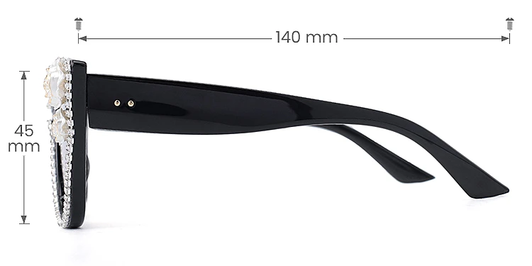 Alix black   Plastic  Sunglasses, size view