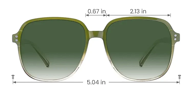 Carsten seaweed champagne   Plastic  Sunglasses, size view