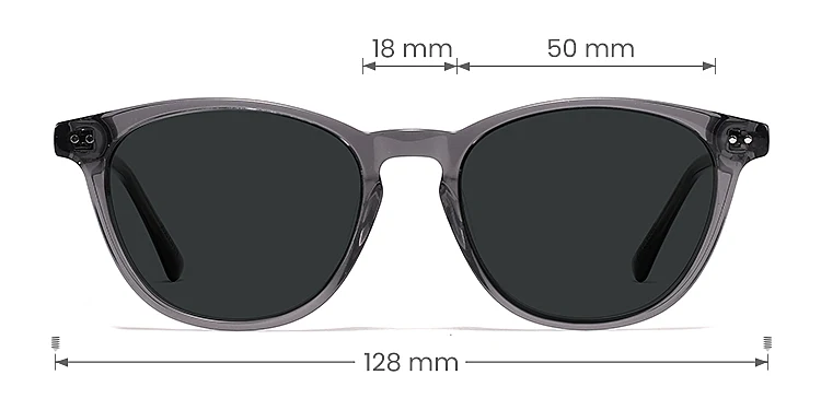Selena grey   Plastic  Sunglasses, size view