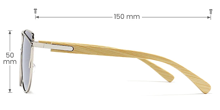 Mabel silver   Metal  Sunglasses, size view