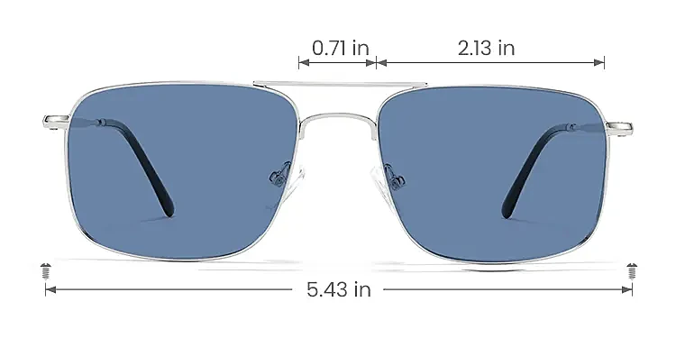 Brac silver   Metal  Sunglasses, size view