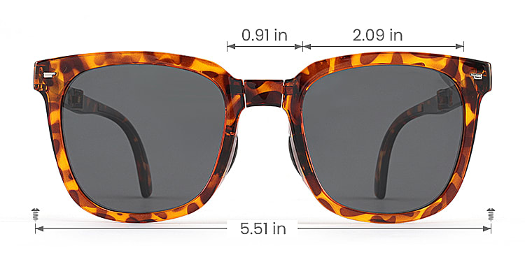 Noel warm tortoise   Plastic  Sunglasses, size view