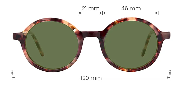 Agatha brown   Acetate  Sunglasses, size view