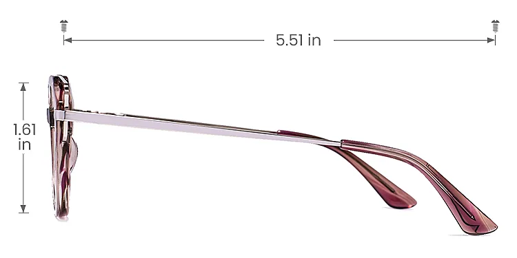 Lipp floral   Acetate  Eyeglasses, size view