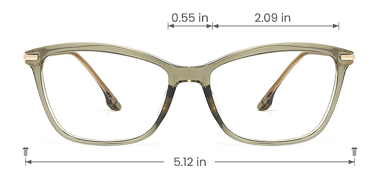 Leif seaweed   Plastic  Eyeglasses, size view