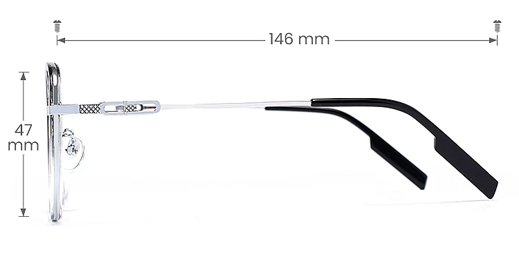 Sookie black clear   Plastic  Eyeglasses, size view