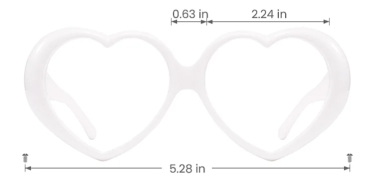 Melissa white   Plastic  Eyeglasses, size view