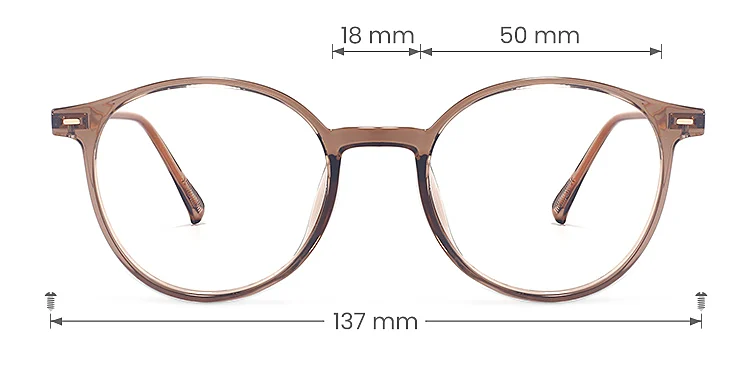 Jett brown   Plastic  Eyeglasses, size view