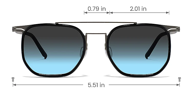 Kane black   Plastic  Sunglasses, size view