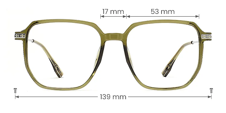 Romola seaweed   Plastic  Eyeglasses, size view