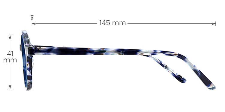 Agatha black tortoise   Acetate  Sunglasses, size view