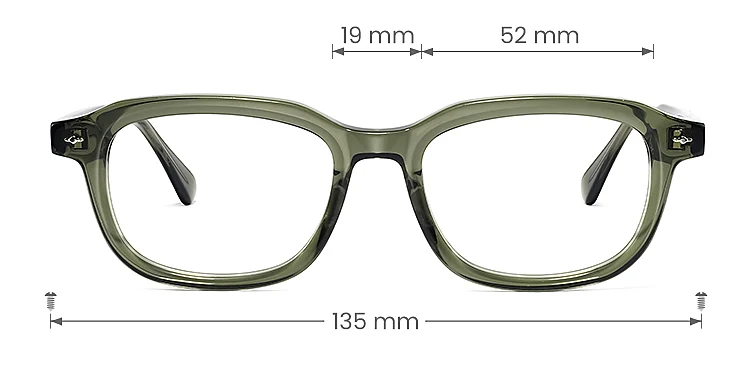 Dominic seaweed   Acetate  Eyeglasses, size view