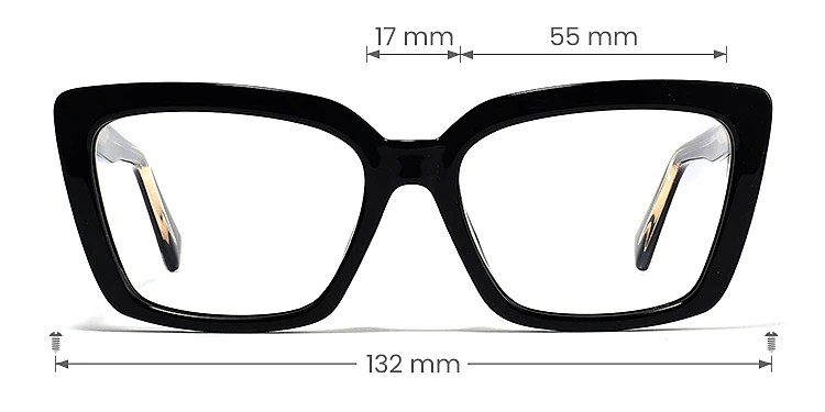Torah black   Plastic  Eyeglasses, size view