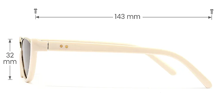 Paisley champagne   Plastic  Sunglasses, size view